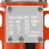 12/24V Vibrador de Concreto de 60W Motor de Vibración Inoxidable Impermeable con Control de Velocidad - details 1