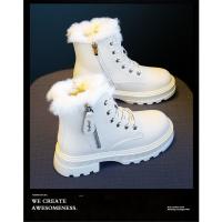 Botas de tobillo para mujer,Botas de nieve impermeables,Botas de tobillo de felpa con gancho de invierno - details 7