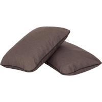 Cojines de Asiento y Respaldo Impermeables Diseño Acolchado y Correas 100 cm Marrón - details 34