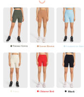 Shorts deportivos de mujer de alta gama SHINBENE 6" sin costuras delanteras de nylon para yoga y gimnasio talla grande muy cómodos para ciclismo y trabajo - details 2