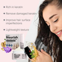 Mascarilla capilar hidratante, suave, brillante y nutritiva con queratina - details 6
