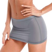 Minifalda BO elástica de tubo transparente para mujer, transparente, con lazo en la cadera, sexy, adecuada para discotecas - details 8