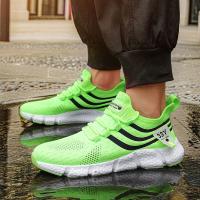Zapatos deportivos informales para hombre, zapatillas ligeras transpirables, zapatillas para correr de malla negra para exteriores, zapatillas deportivas para correr, Tenis para caminar - details 11