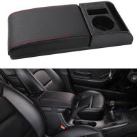 Almohada de apoyabrazos suave para coche Almohadilla de almacenamiento multiusos con diseño universal para vehículos - details 6