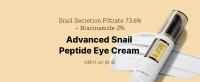 cosrx snail secretion filtrate mucin peptide eye cream niacinamide korean skincare firm tighten