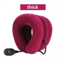 1PC Grueso/Delgado Estirador de Cuello Almohada de Masaje de Cuello Almohada de Viaje Almohada de Relajación de Cuello Almohada de Estiramiento de Cuello Almohada de Tracción de Cuello Almohada Inflable - details 2