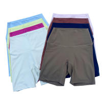 Pantalones Cortos de Yoga de Cintura Alta Ajuste Redondo para Fitness Leggings de Control de Barriga Estilo Biker para Mujeres - details 2