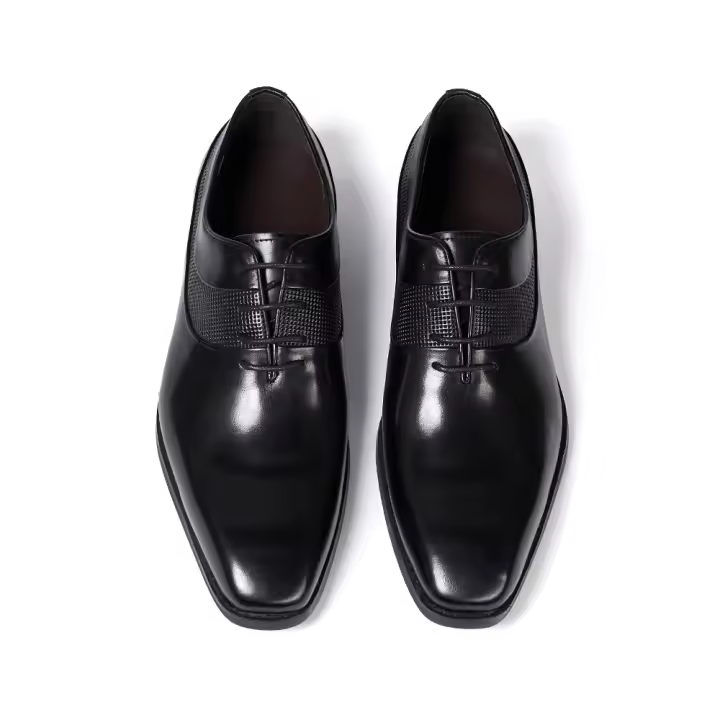 Nuevos zapatos de vestir de negocios de cuero con punta - 1