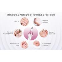 Kit profesional de manicura y pedicura, juego de limas de uñas eléctricas, brocas de 11 piezas, taladro de uñas eléctrico inalámbrico, 36 piezas - details 3