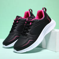 Zapatillas de deporte de cuero para mujer, zapatos deportivos ultraligeros de talla grande, primavera y otoño - details 3