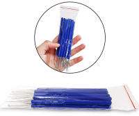 Agujas de ventilación para hacer pelucas, gancho de ganchillo de aluminio, aguja de tejido para extensión de cabello, 10 unidades por lote - details 5
