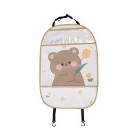 Almohadilla Antipatadas para Niños Protector de Cubierta Trasera de Asiento de Coche Impermeable con Bolsa 1 ud - details 0