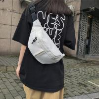 Bolso de pecho de nailon de Color sólido, riñonera deportiva multifuncional de gran capacidad, bolso cruzado, riñonera para correr - details 15