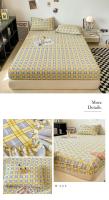 Plaid Style Fitted Sheet Skin-friendly Bed Cover Elastic Bedsheet for Girls Boys Room couvre lit Home Bed Linen(No Pillowcase) - details 16