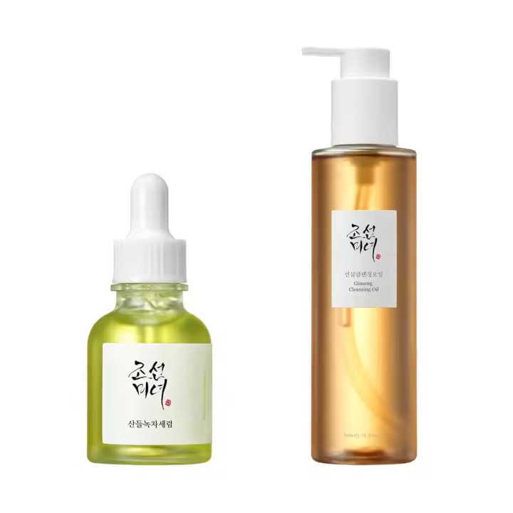 Beauty of Joseon-suero calmante, té verde, pantenol, calmante con aceite limpiador de Ginseng, resistente al agua, desmaquillante - 1