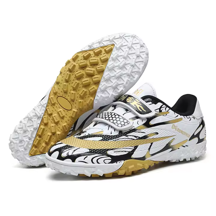 Tacos de fútbol para niños y niñas, zapatillas de deporte para interiores y exteriores - 1