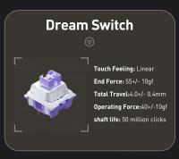 DAREU-Junta con cable para teclado mecánico, interruptor de ensueño con retroiluminación RGB, Botón Multimedia, n-key, antighosting - details 6