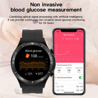 Reloj inteligente para hombre, dispositivo con control del azúcar en sangre, ECG, Bluetooth, llamadas, nuevo - details 8