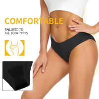 Bikini absorbente para mujer con cintura alta, traje de baño Sexy con alivio Menstrual ligero para adolescentes, Material de poliéster y algodón - details 0