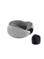 Almohada de viaje para el cuello, cojín de viaje duradero en forma de U, almohada de avión no deformada - details 6