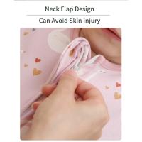 Sacos de dormir de tela de algodón para bebé, chaleco sin mangas, edredón antipatadas para niño recién nacido, saco de dormir delgado de verano con cremallera bidireccional, nuevo - details 5