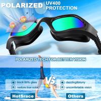 Gafas de natación polarizadas anti-vaho, Protección UV Impermeable, Gafas de Natación para Hombres, Mujeres - details 1