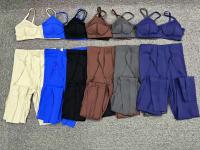 Traje de Yoga para Mujer de Cintura Alta Sujetador Deportivo Antiqueo Pantalones Fizz - details 0