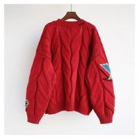 Cárdigan de punto cálido para mujer, chaqueta bordada con bolsillos, abrigo holgado, otoño e invierno, 2023 - details 17