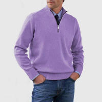 Suéteres de punto de gran tamaño para hombre, suéteres de lana con cremallera, suéteres cálidos de fondo, Otoño e Invierno - details 13