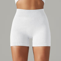 Hamidou-pantalones cortos deportivos para mujer, mallas transpirables de cintura alta para Yoga, correr, ciclismo, entrenamiento, gimnasio, Verano - details 44