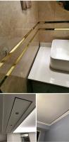 Tira de Cintura de Acrílico 3D Pegatina de Espejo DIY para Pared de TV - details 4