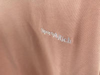 00 Otoño Invierno nuevo nicho S & P pequeña letra bordado pulóver algodón mujeres cuello redondo sudadera - details 8