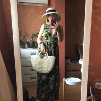 Bolsos de paja con forma de luna para mujer, bolso de mimbre tejido Vintage hecho a mano, ideal para playa, Verano - details 2