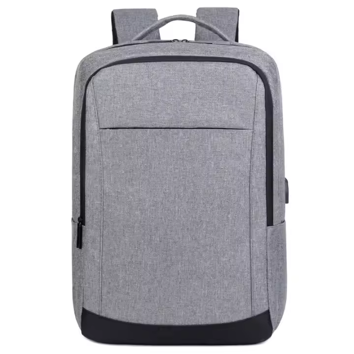 Mochila De Negocios impermeable para hombre, morral de viaje para ordenador portátil con puerto de carga USB, gran capacidad, 15,6 pulgadas - 1