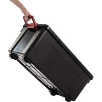 Caja de almacenamiento de plástico grande Caja de garaje de 60 l Lote de 3 SIA-60 Negro Apilable - details 19
