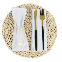 Pañuelos de Algodón Natural 6 Pcs 30x45cm Ideal para Boda, Despedida de Soltera, Mesa de Té - details 1