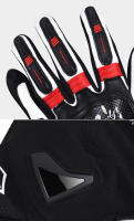 Guantes de Motocicleta de Cuero Real y Fibra de Carbono con Pantalla Táctil - details 3