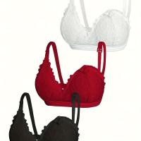 Sujetadores de lactancia para mujer, paquete de 3 aperturas frontales con broche, cómodos sin aros, tejido de punto, detalle - details 1