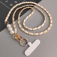 Cordón para teléfono móvil para mujer, funda para teléfono con correa larga para cuello y hombro, cordón Universal, cadena cruzada larga con perlas - details 8