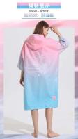 Poncho con Capucha de Secado Rápido Toalla de Natación Absorbente para Adultos Estilo de Cremallera - details 18