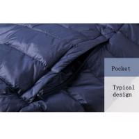 Chaqueta de plumón ultraligera para hombre, cortavientos de plumas, abrigo cálido portátil ligero, 5XL, 6XL - details 3