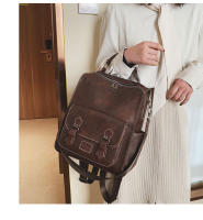 Mochila de Cuero de pu para Mujer, bolso de mano informal, bolso de viaje, bandolera - details 1