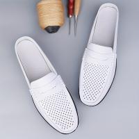 Mocasines de Verano Transpirables para Hombres Zapatillas Blancas Perforadas - details 4