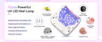 Lámpara Led UV profesional recargable con elementos de diamantes, secado de Gel para esmalte de uñas, herramientas de manicura - details 5