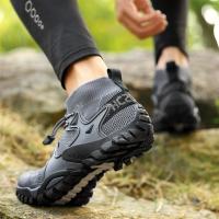 Nuevos zapatos transpirables para deportes al aire libre, senderismo, buceo, zapatos voladores para hombres y mujeres, resistentes al desgaste, antideslizantes, talla grande 36-47 - details 9