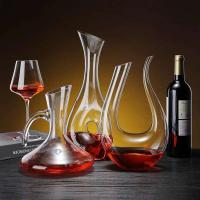 Hermosos tarros rojos estilo caracol, botellas de vidrio sin plomo, aireadores de vino de alta gama - details 1
