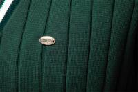 Chaqueta de punto de tendencia de suéter de manga larga con cuello en V para hombre de otoño e invierno - details 4