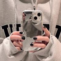 Funda de lujo con espejo de maquillaje para Iphone 11, Funda de silicona para teléfono 13 14, 15 16 Pro Max Plus 12 16Promax 13promax 15promax - details 3