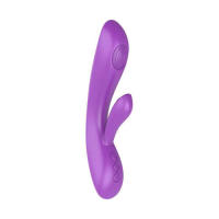 Vibrador de doble golpe de alta frecuencia para punto G femenino, masajeador para adultos transfronterizo Popular, vibradores de palo AV, estimulador de clítoris con succión de solapa, palo de masaje de doble cabeza - details 8