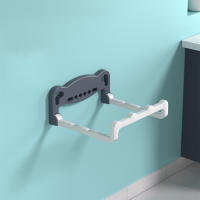 Lavabo plegable para colgar, almacenamiento reutilizable, ganchos para Bata y toalla, suministros de limpieza - details 5